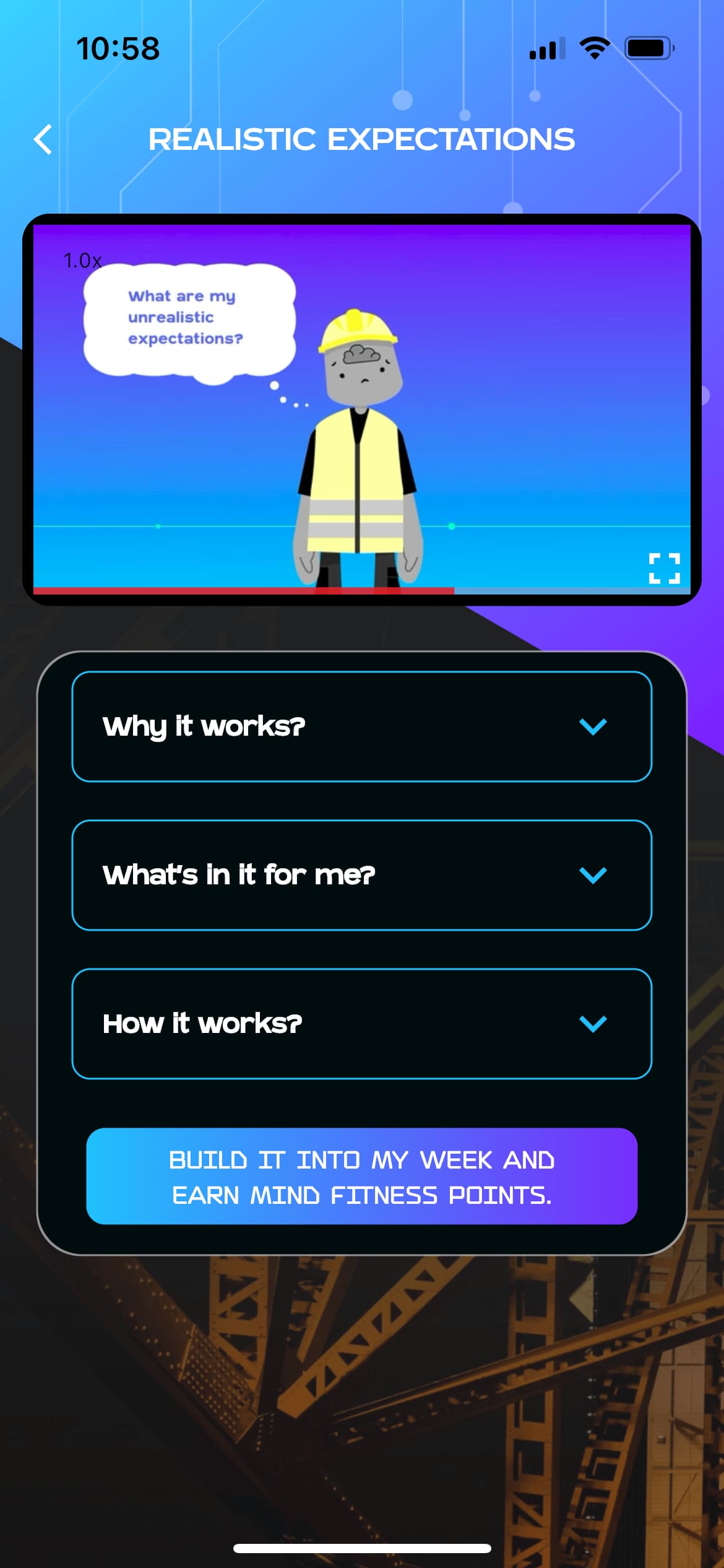 Ownminder mental fitness app