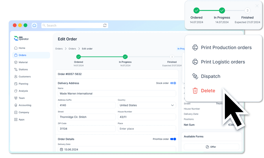 ZenOperator interface 3